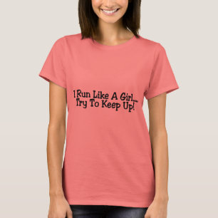 Camiseta Eu funciono como uma tentativa da menina para
