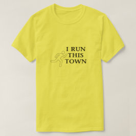 Camiseta Eu funciono este corredor da cidade