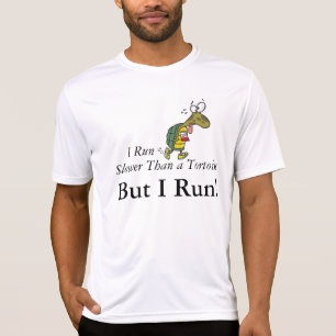 Camiseta Eu funciono mais lento do que uma tartaruga, mas