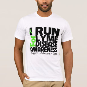 Camiseta Eu funciono para a consciência da doença de Lyme
