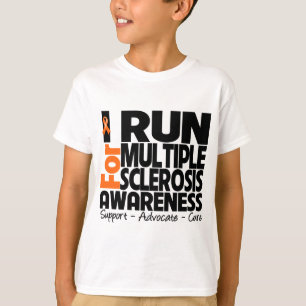 Camiseta Eu funciono para a consciência da esclerose múlt