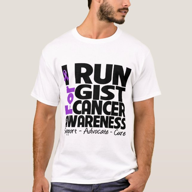 Camiseta Eu funciono para a consciência do cancer da (Frente)