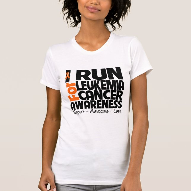 Camiseta Eu funciono para a consciência do cancer da (Frente)