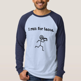 Camiseta eu funciono para o tacos
