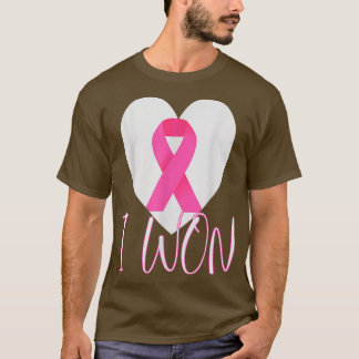 Camiseta Eu ganhei a Consciência do Cancer Sobrevivente