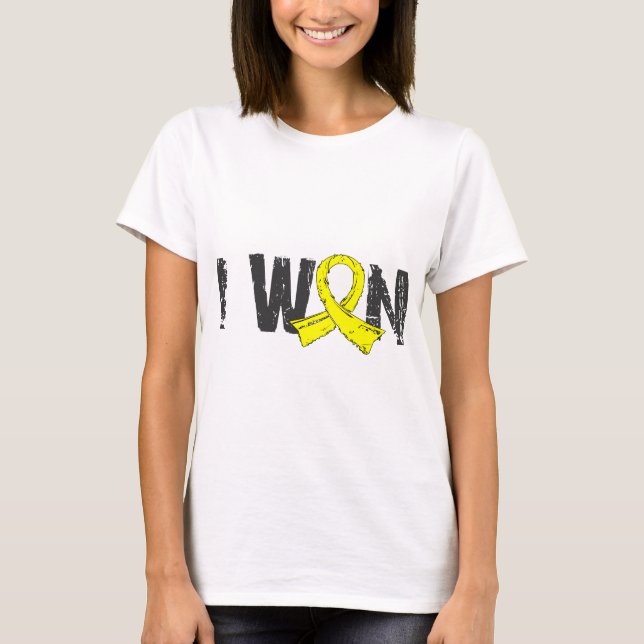 Camiseta Eu ganhei o cancer de bexiga (Frente)