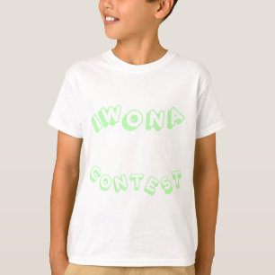 Camiseta Eu ganhei um concurso de Pastel Green Kid