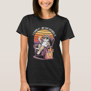 Camiseta Eu Ganho Meu Gato Gasta É Gato Legal Comédia Relax