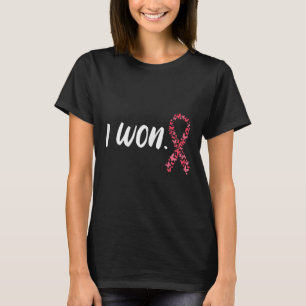 Camiseta Eu Ganho Sensibilização Para O Cancer Da Mama Supo