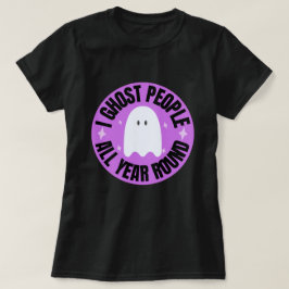 Camiseta Eu Ghost Pessoas O Ano Todo Rodando Fantasma