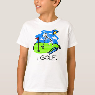 Camiseta Eu Golf a figura t-shirt da vara