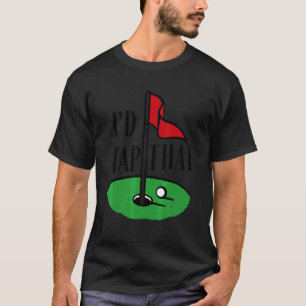 Camiseta Eu Golpearia Esse Golfista de Golfe Golfe