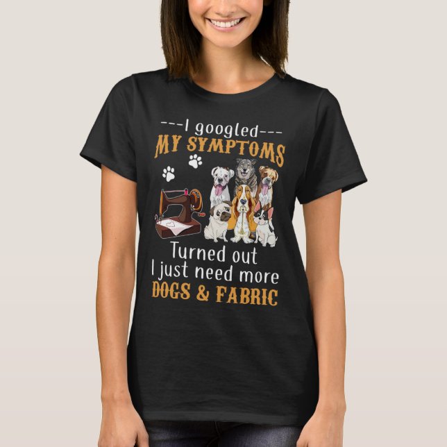 Camiseta Eu Googlei Meus Sintomas e Descobri que Eu Só Prec (Frente)