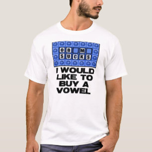 Camiseta Eu gostaria de comprar uma vogal - Obama suga