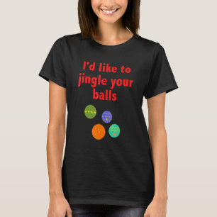 Camiseta eu gostaria de unir suas bolas
