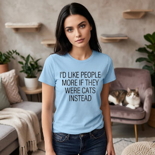 Camiseta Eu Gostaria que as Pessoas Fosses Mais Ga
