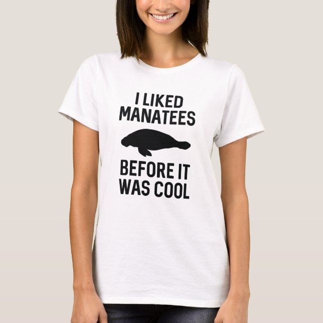 Camiseta Eu Gostei De Manatees (Frente)