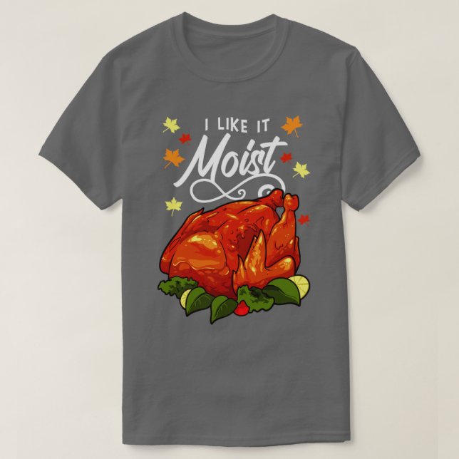 Camiseta Eu Gosto Da Ação De Graças Maciça1 (Frente do Design)