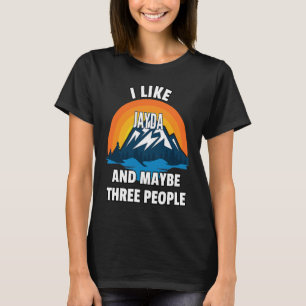 Camiseta Eu Gosto Da Jayda E Talvez De Três Pessoas