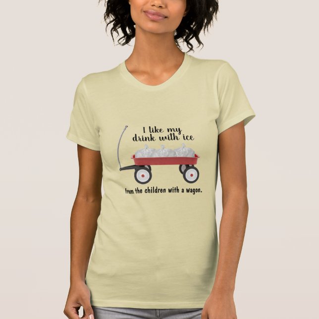 Camiseta Eu Gosto da Minha Bebida Com Gelo (Frente)