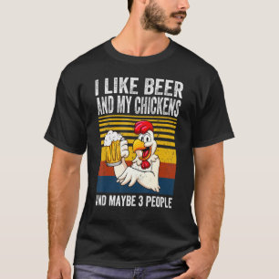Camiseta Eu Gosto Da Minha Cerveja E Dos Meus Frangos E Tal