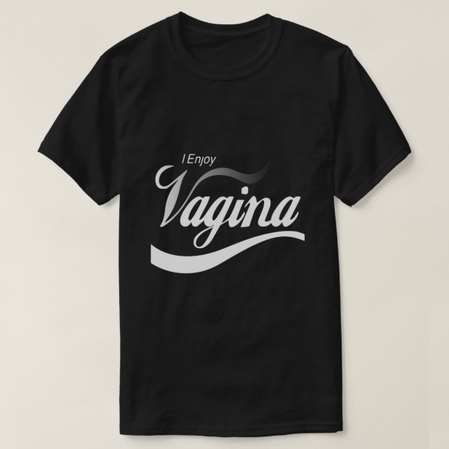 Camiseta Eu gosto da Vagina (Frente do Design)