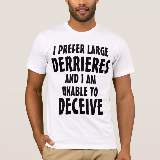 Camiseta Eu gosto da versão elegante dos bumbuns grandes (Frente)