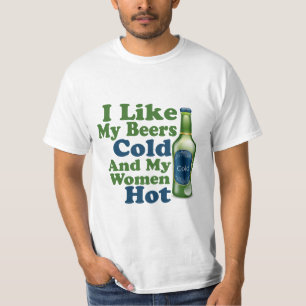 Camiseta Eu Gosto Das Minhas Bebidas Frio E Das Minhas Mulh