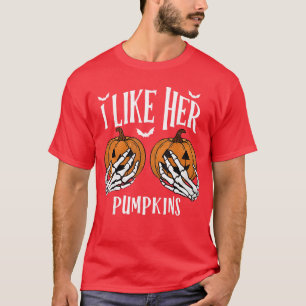 Camiseta Eu Gosto Das Suas Abóboras Eu Gosto Da Sua Vassour