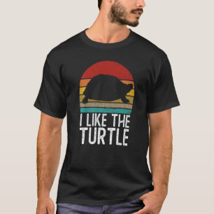 Camiseta Eu gosto das tartarugas retrógradas 80 e 70