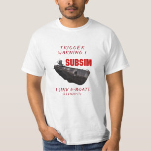 Camiseta Eu gosto de afundar U-Boats