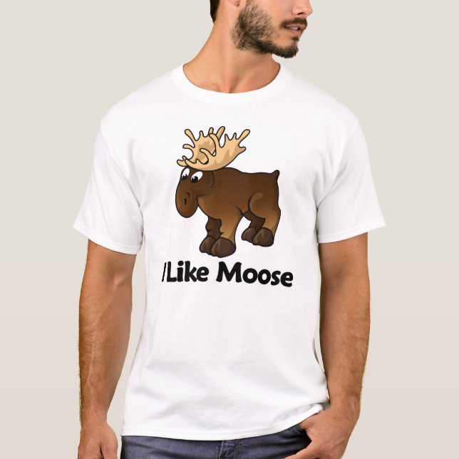 Camiseta Eu gosto de alces (Frente)
