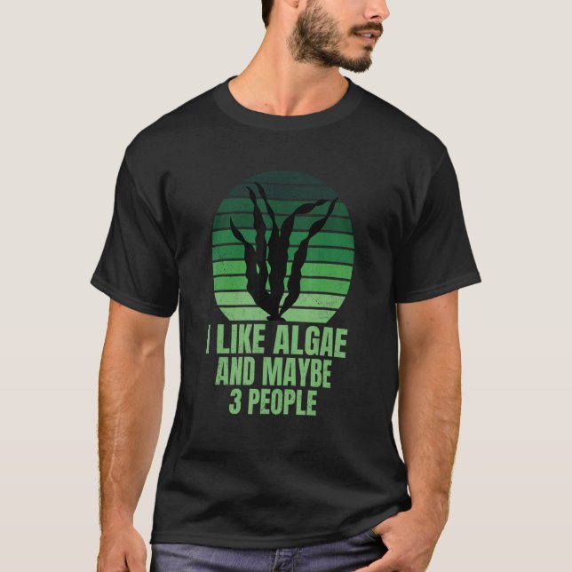 Camiseta Eu Gosto De Algae E Talvez 3 Pessoas De Fitcologia (Frente)