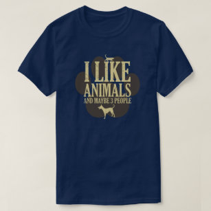 Camiseta Eu Gosto De Animais E Talvez Três Citações Introdu