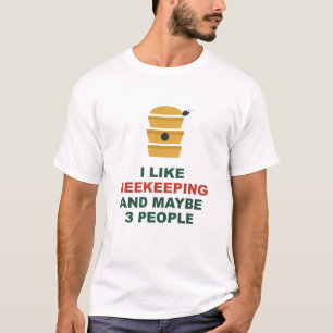Camiseta Eu Gosto de Apicultura E Talvez 3 Pessoas