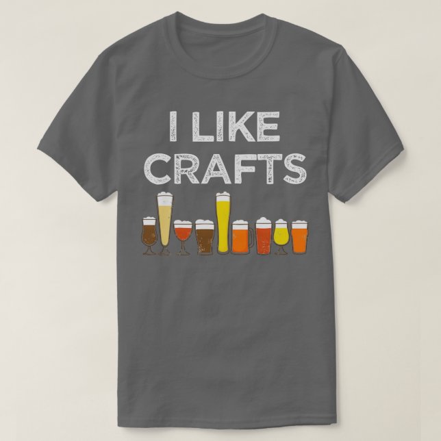 Camiseta Eu Gosto De artesanatos (Frente do Design)