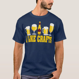 Camiseta Eu gosto de artesanatos cerveja artesanal cerveja 