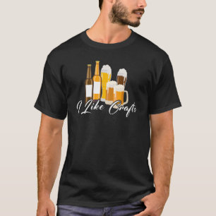 Camiseta Eu Gosto De Artesanatos Vintage Draft Beer Lover B