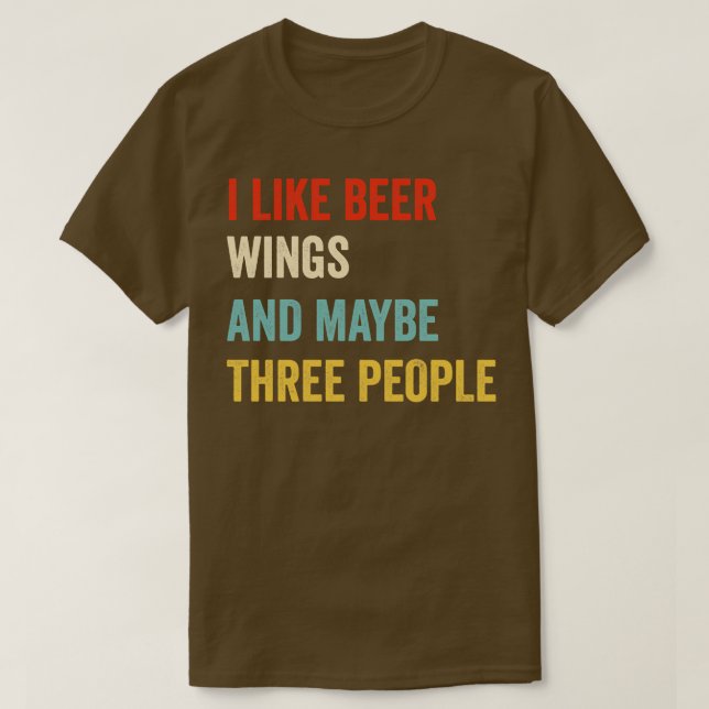 Camiseta Eu Gosto De Asas De Cerveja (Frente do Design)