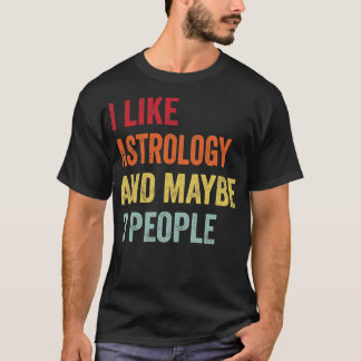 Camiseta Eu Gosto De Astrologia Talvez 3 Pessoas