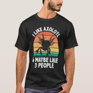Camiseta Eu Gosto de Axalotl E Talvez Três Pessoas Caminhad