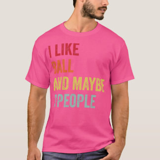 Camiseta Eu Gosto De Ball Talvez 3 Pessoas
