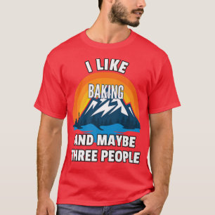 Camiseta Eu Gosto De Banho E Talvez Três Pessoas