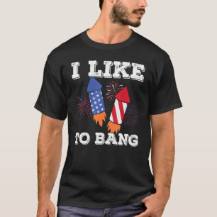 Camiseta Eu Gosto De Banir O Diretor Do Fireworks No Dia 4