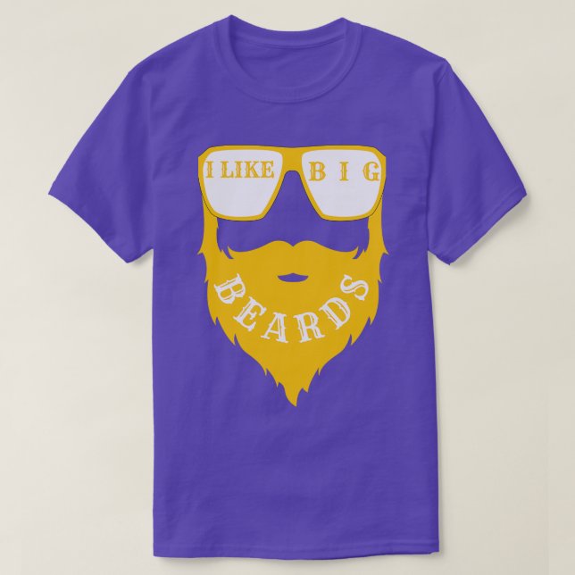 Camiseta Eu gosto de barbas grandes 13 (Frente do Design)