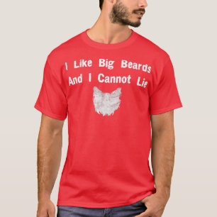 Camiseta Eu gosto de barbas grandes e não posso mentir