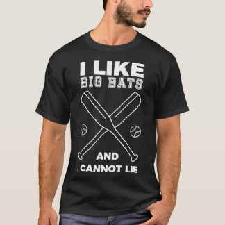 Camiseta Eu Gosto De Bats Grandes E Não Posso Mentir Beiseb