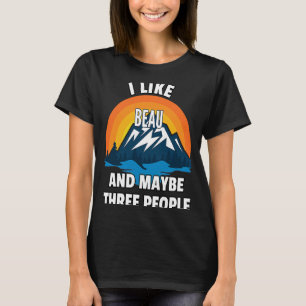 Camiseta Eu Gosto De Beau E Talvez De Três Pessoas