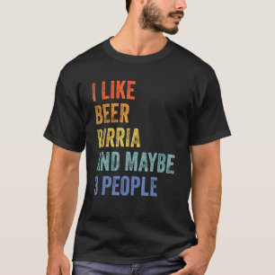 Camiseta Eu Gosto De Beer Birria E Talvez 3 Tacos De Pessoa