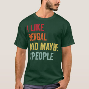 Camiseta Eu Gosto De Bengala Talvez 3 Pessoas